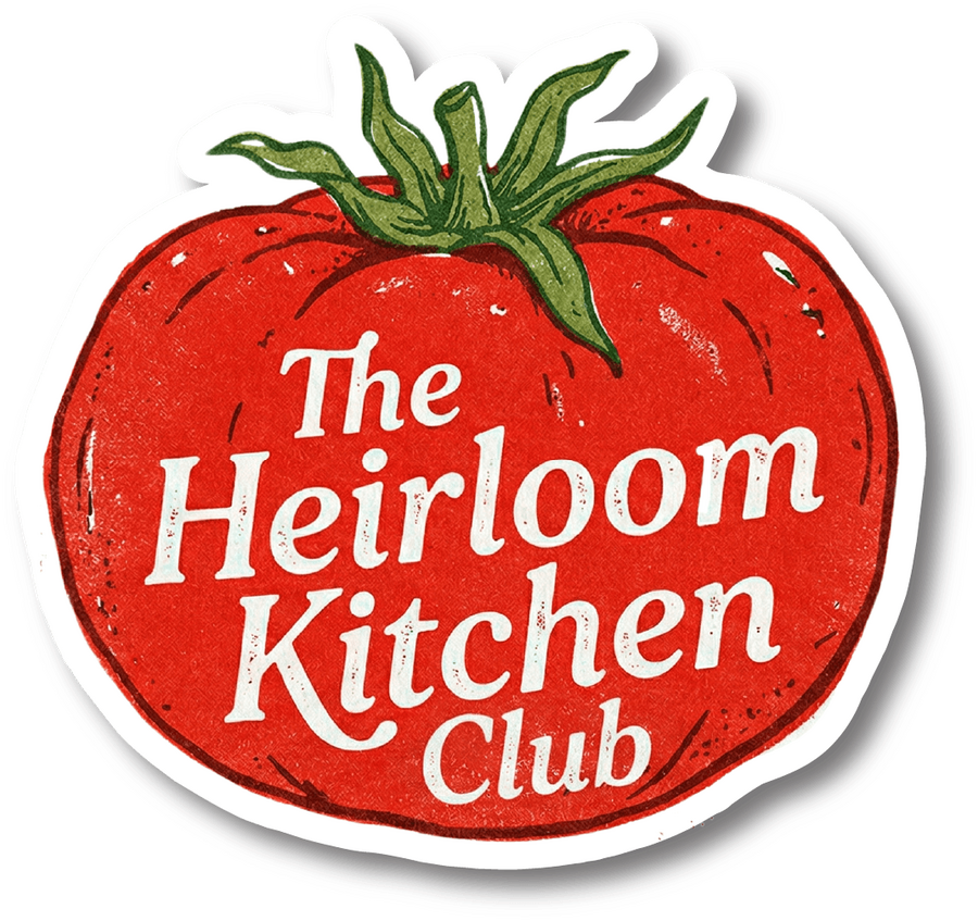 The Heirloom Kitchen Club tomato logo